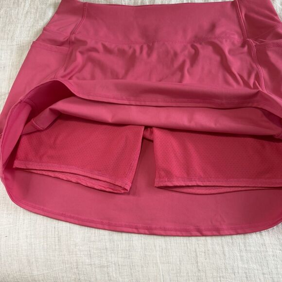 Skechers Go Walk High Waisted Athletic Skort Women's Large Pink Athleisure - Picture 10 of 12